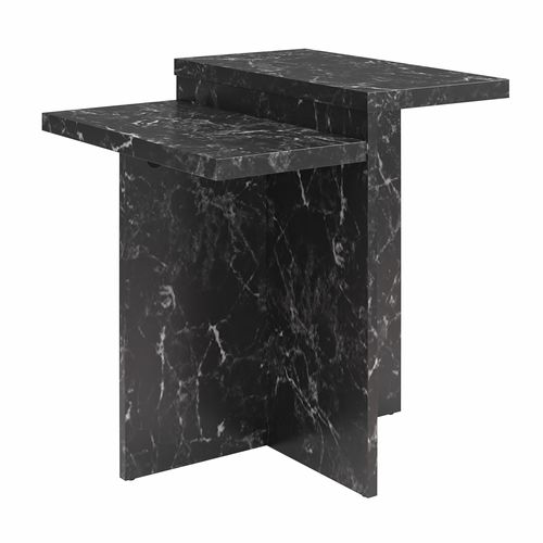 Brielle - Table Basse En Effet Marbre Noir