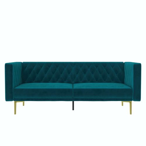 Marseille-canapé 3 Places En Velours Vert