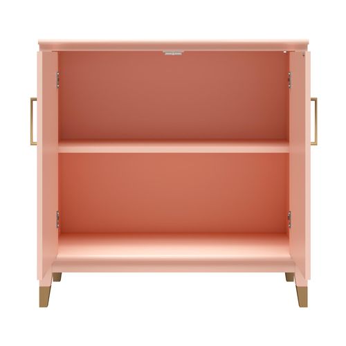 Westerleigh - Armoire Avec 2 Portes En Effet Bois Rose