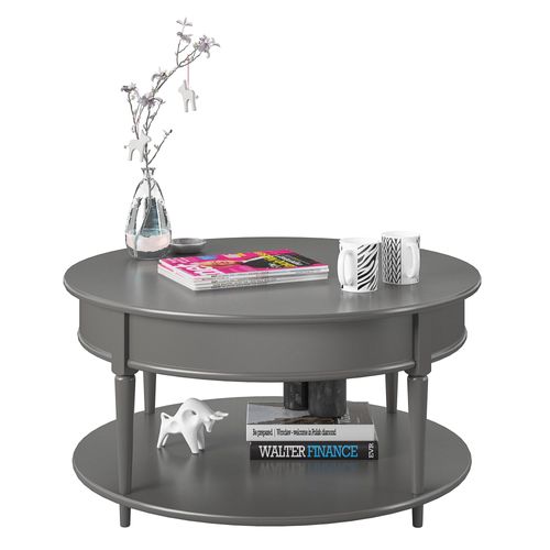 Aurora - Table Basse En Effet Bois Gris