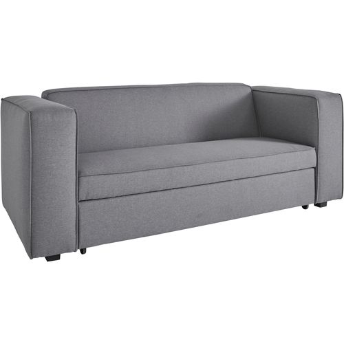 Asmund-canapé Lit Avec Surface De Couchage 160x202 Cm En Line Look Gris