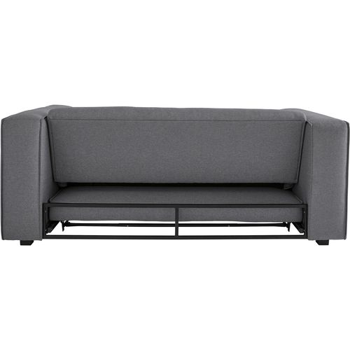 Asmund-canapé Lit Avec Surface De Couchage 160x202 Cm En Line Look Gris