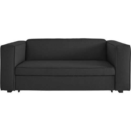 Asmund-canapé Lit Avec Surface De Couchage 160x202 Cm En Line Look Anthracite