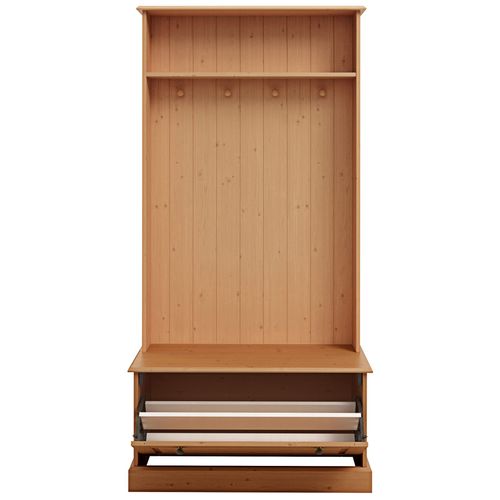 Mille-armoire à 1 Abattant En Pin Nature