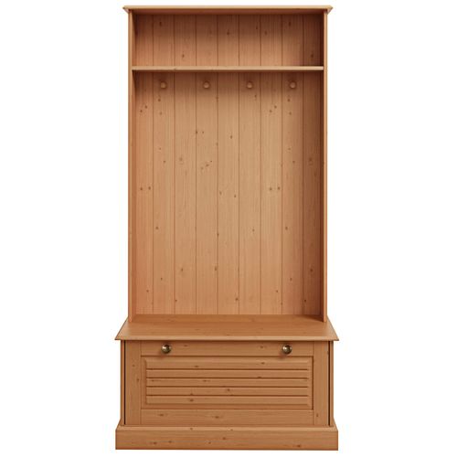 Mille-armoire à 1 Abattant En Pin Nature