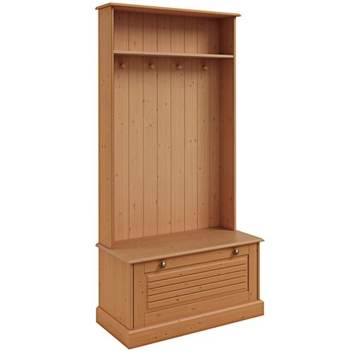 Mille-armoire à 1 Abattant En Pin Nature