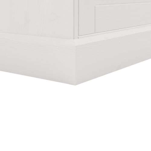 Mille-armoire à 1 Abattant En Pin Blanc