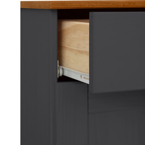 Alby-armoire De Salle De Bain Avec 2 Portes 1 Tiroir Aspect Bois Vert