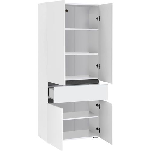 Wisla -colonne Avec 2+2 Door Et 1 Tiroir In White