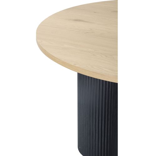 Mandan-table De Salle à Manger 110 Cm 4 Places Aspect Chêne