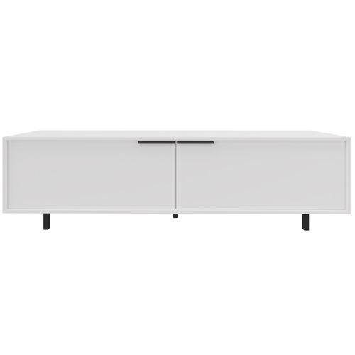 Alberto-meuble TV Avec 2 Portes à Rabat En Blanc