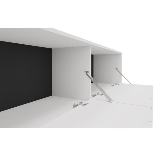 Alberto-meuble TV Avec 2 Portes à Rabat En Blanc