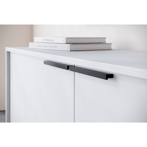 Alberto-meuble TV Avec 2 Portes à Rabat En Blanc