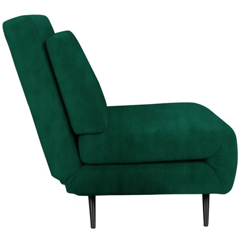 Mallory-lit De Jour Pliable En Velours Vert Foncé