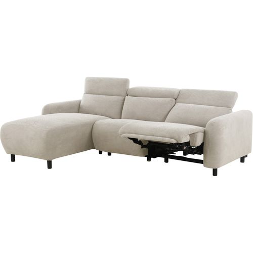 Skaane-skaane 3pl 1 Méridienne L Électrique Crème Cor