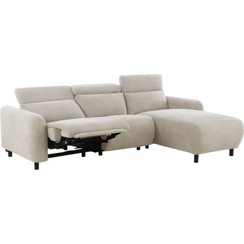 Skaane-skaane 3pl 1 Méridienne R Électrique Crème Cor