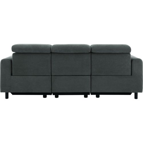 Skaane-skaane 3s 2recl Manuel Velours Côtelé Anthracite