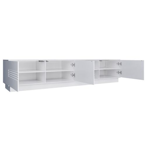 Toro-meuble TV Blanc à 3 Portes