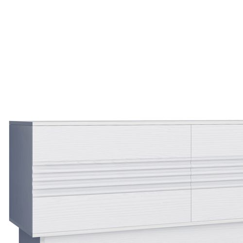 Toro-meuble TV Blanc à 3 Portes