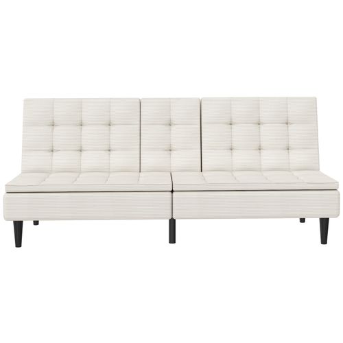 Maine-canapé-lit En Velours Côtelé Crème