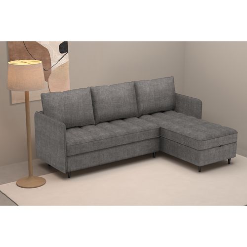 Canapé 3 Places Gris Chenille