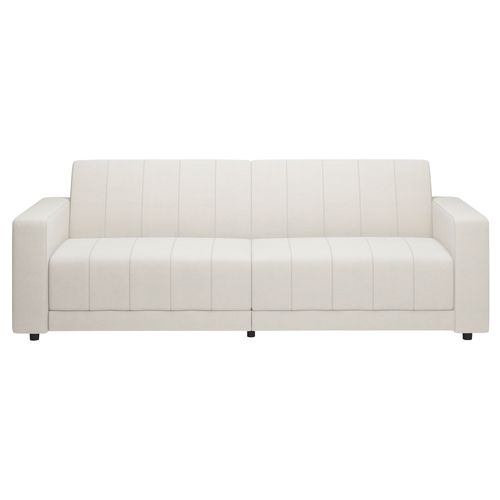 Allie Ii-canapé-lit 3 Places En Velours Crème