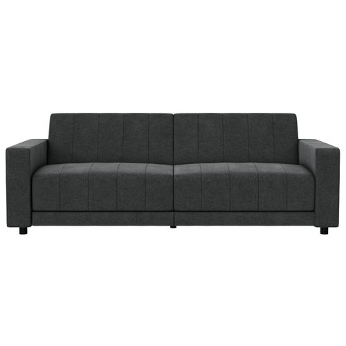 Allie Ii-canapé-lit 3 Places En Tissu Anthracite