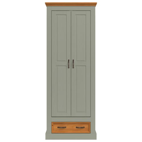 Selma-armoire à 2 Portes Et 1 Tiroir, Couleur Pin Vert
