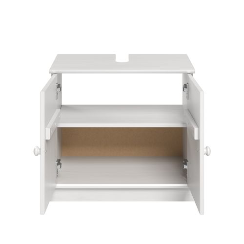 Anita-meuble Sous-évier à 2 Portes Blanc