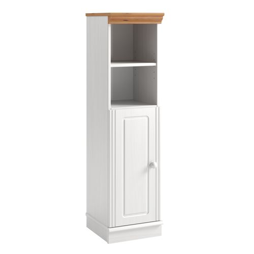 Anita-armoire Droite M, 1 Porte, Blanc/miel