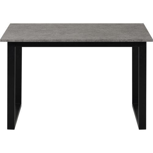 Luton-table à Manger 120x80 Cm 6 Places Aspect Béton