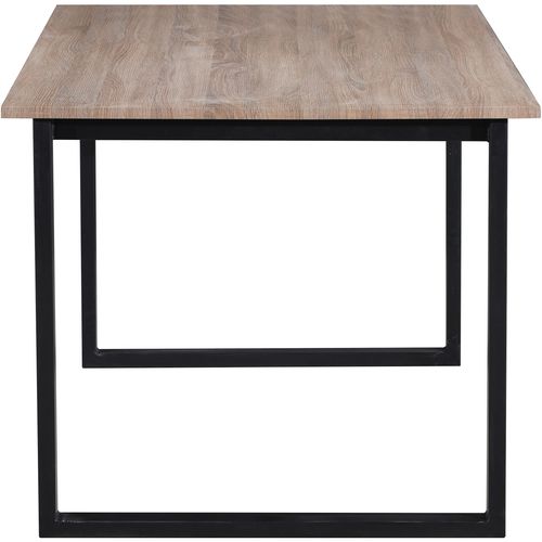 Luton-table De Salle à Manger 120x80 Cm 6 Places Aspect Chêne