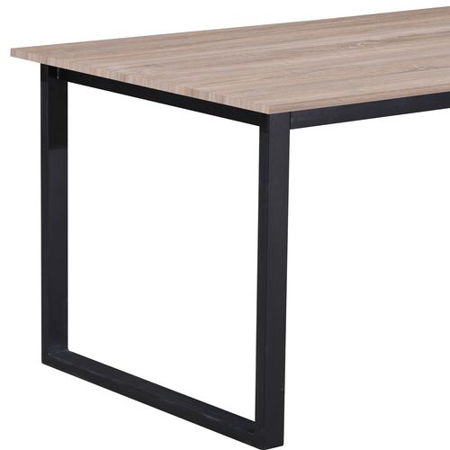 Luton-table De Salle à Manger 120x80 Cm 6 Places Aspect Chêne