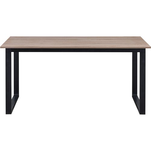 Luton-table De Salle à Manger 160x90 Cm 6 Places Aspect Chêne