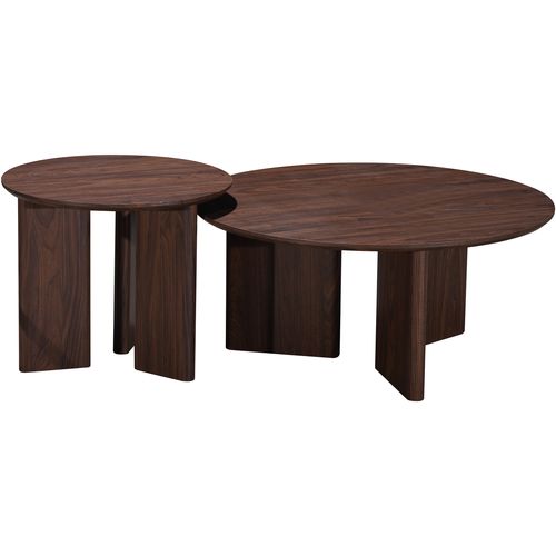 Chatham-table D'appoint 50 Cm Aspect Noyer