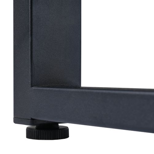 Table De Salle à Manger De Style Industriel Effet Béton Gris 140*70cm