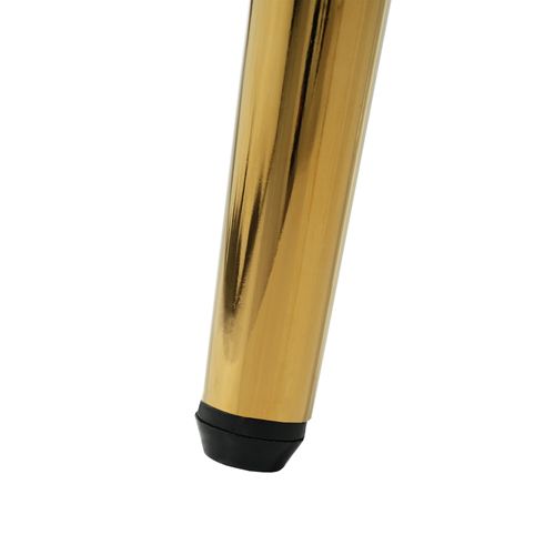 Lot De 2 Chaises De Salle à Manger Luxe En Velours Blanc Pieds Dorés