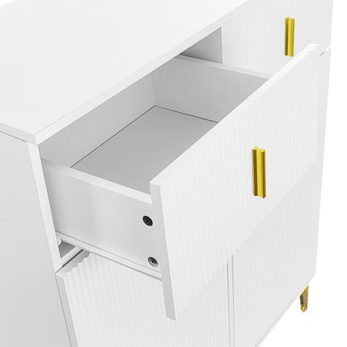 Ensemble Vestiaire Et Meuble à Chaussures Avec Banc Et Coussins, 2 Tiroirs Et 4 Portes