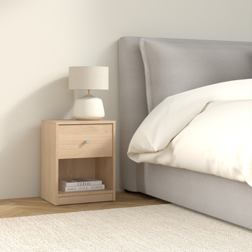 Table De Chevet 1 Tiroir Et 1 Niche L37,9 Cm