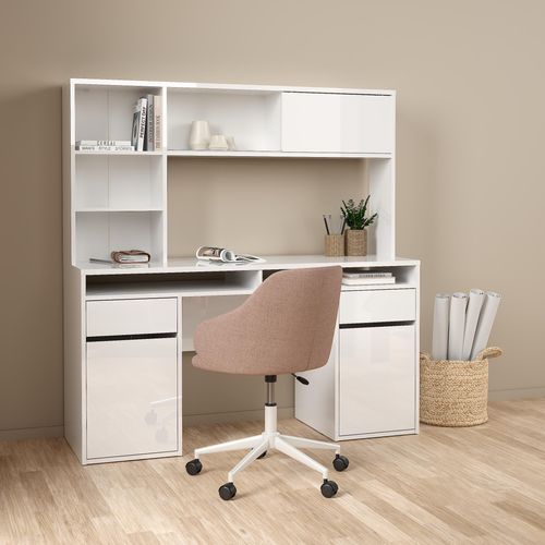 Réhausse pour bureau BEST MINISTRE Blanc laqué