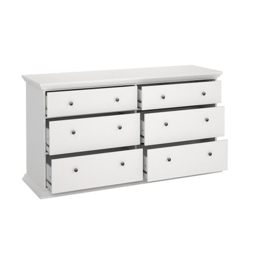 Commode Double 6 Tiroirs L163,3 Cm