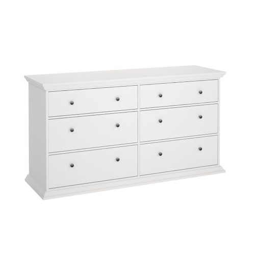 Commode Double 6 Tiroirs L163,3 Cm