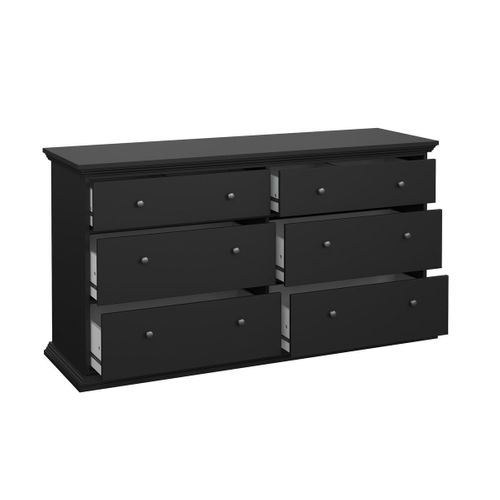 Commode Double 6 Tiroirs L163,3 Cm