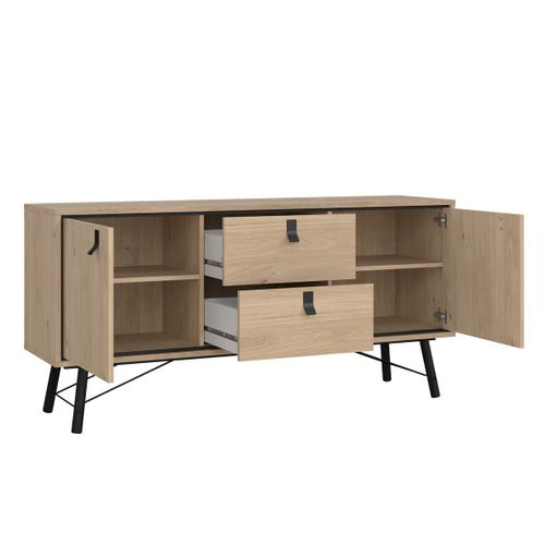 Buffet 2 Portes Et Pied En Métal L150,3 Cm