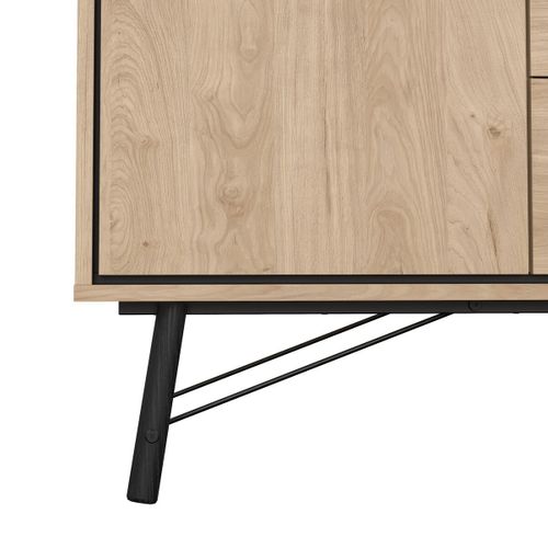 Buffet 2 Portes Et Pied En Métal L150,3 Cm