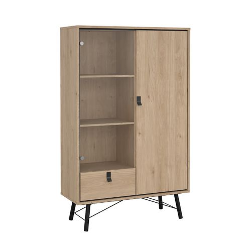 Vitrine 2 Portes Dont 1 Vitrée H161,8 Cm