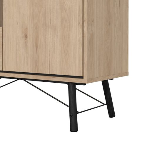 Vitrine 2 Portes Dont 1 Vitrée H161,8 Cm