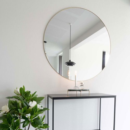 Miroir Rond En Métal Ø100cm