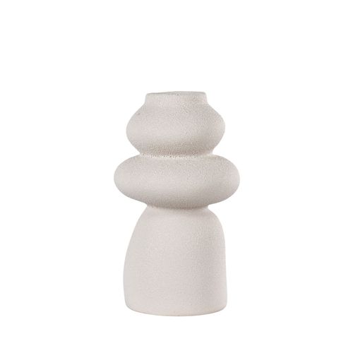 Vase De Forme Organique En Grès H26,5cm