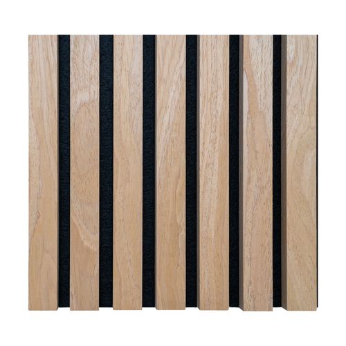 Set De 2 Panneaux Muraux Décoratifs 60 x 2.2 x 240 Cm - Bois Clair